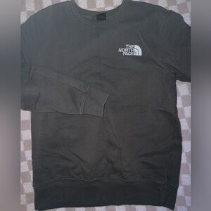 The North Face Unisex Army Green Crewneck Sweater